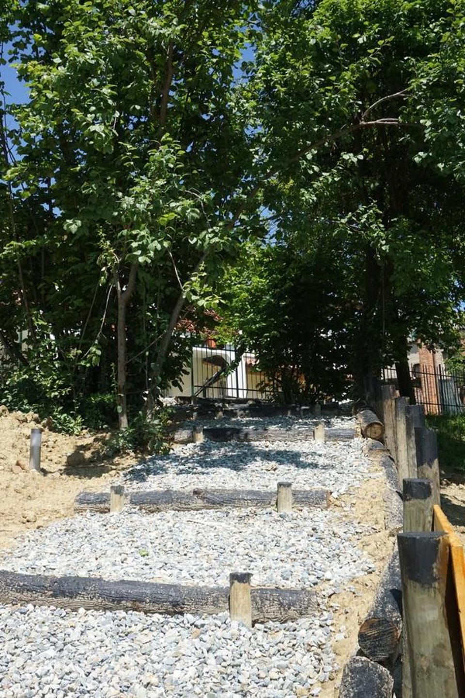 Property building, Garden view