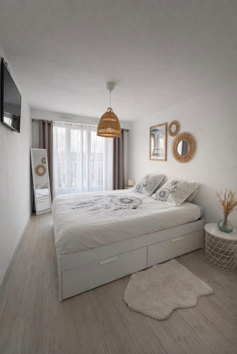 Bed, Night, Bedroom