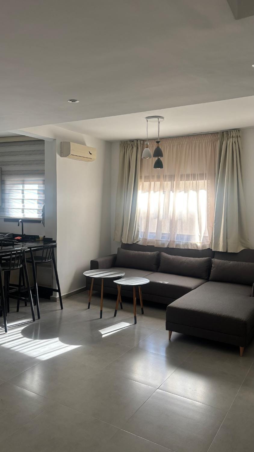Living room, Seating area, air conditioner