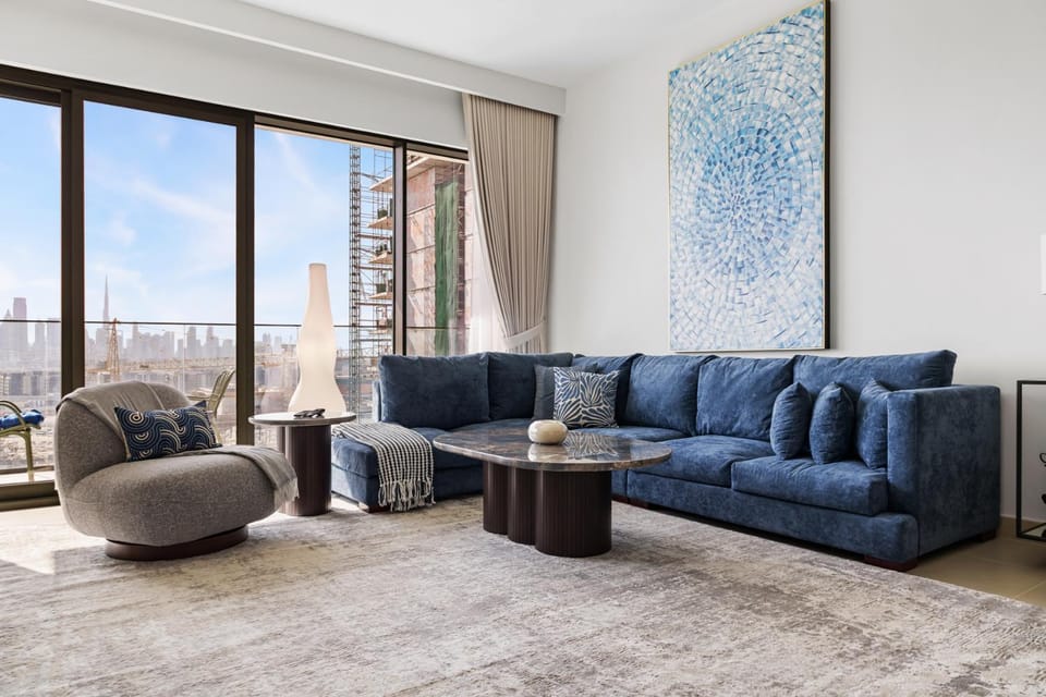 Luxury 2BR with Burj Khalifa View in Port Rashid Apartment in Dubai