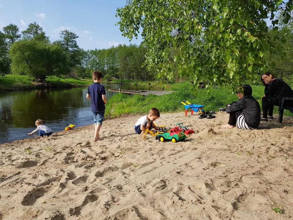 Rzeka, plaża, sauna, kajaki - Plażowe Zacisze House in Masovian Voivodeship