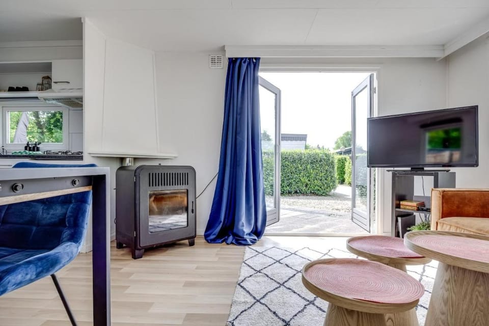 Chalet op de Veluwe met sfeervolle Pelletkachel Chalet in Putten