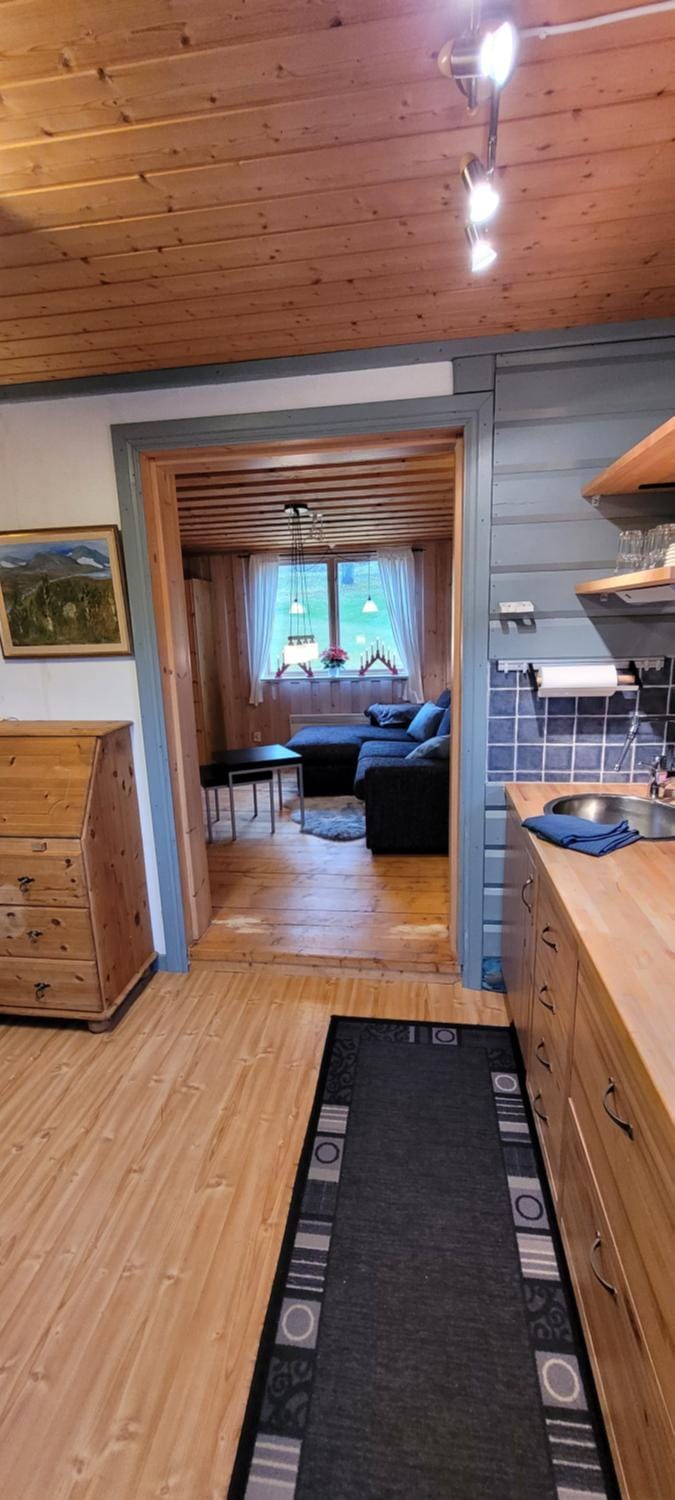 Kitchen or kitchenette, Living room