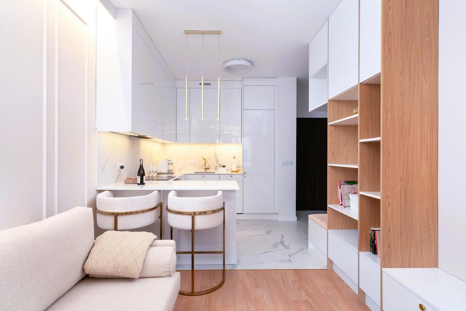 Kitchen or kitchenette, kitchen