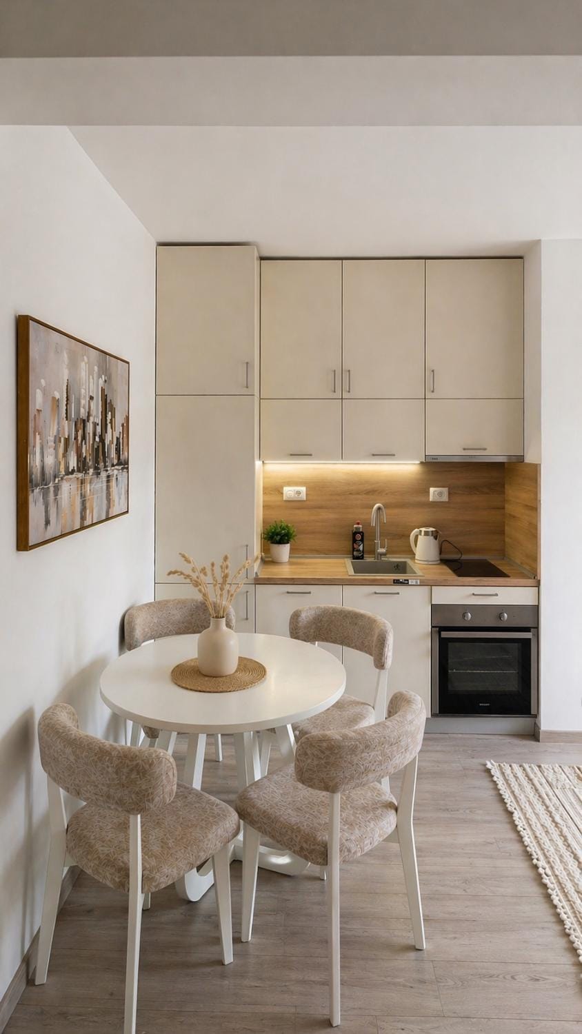 Kitchen or kitchenette, Seating area