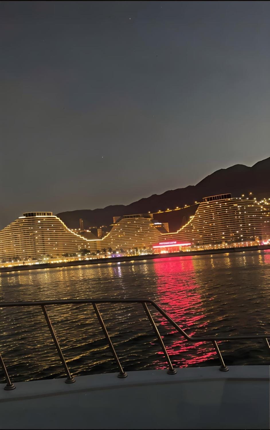 Night, Natural landscape, Lake view, Mountain view, River view