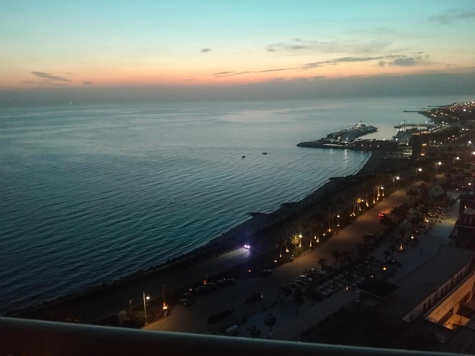 Neighbourhood, Natural landscape, Bird's eye view, Beach, City view, Sea view, Sunrise, Sunset