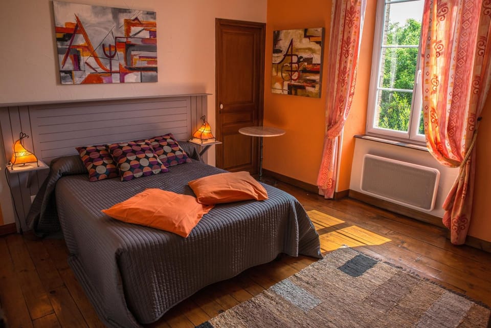 Property building, Living room, Bedroom