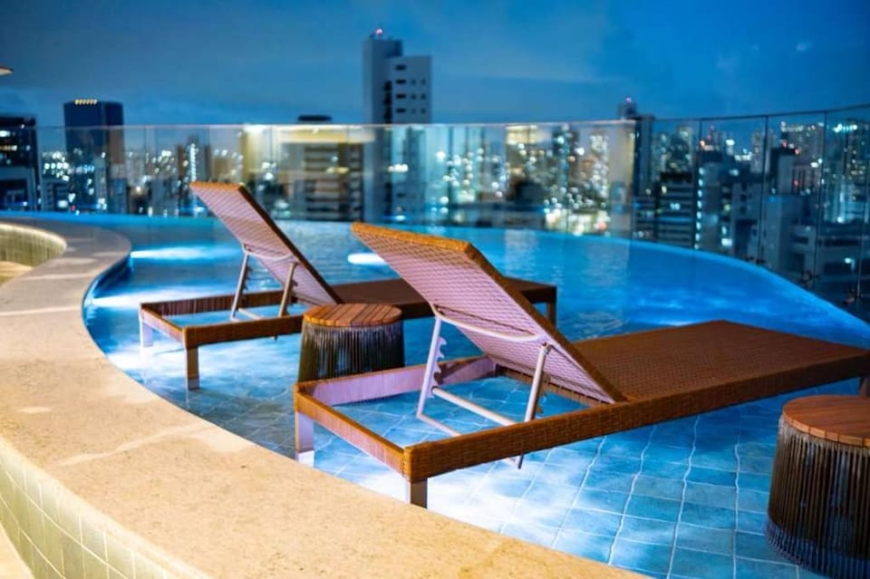 Flat de alto padrão em Boa Viagem - luxo e lazer em um só lugar! Apartment in Recife