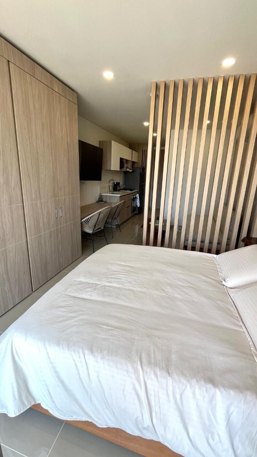 Bed, Photo of the whole room, Bedroom, wardrobe
