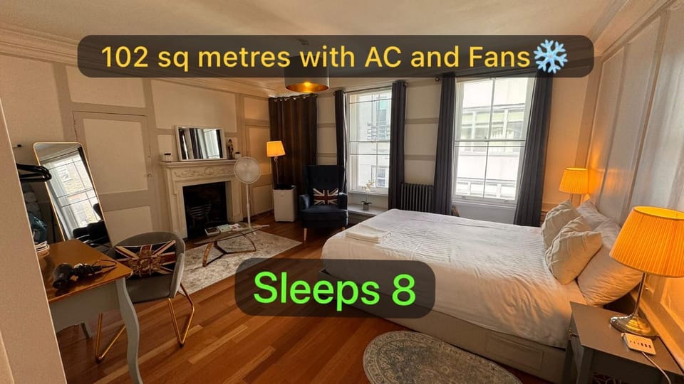 SoHo Elegant Apartment with AIR CONDITIONING - SLEEPS 8 - West End 102 sq meters Apartment in City of Westminster