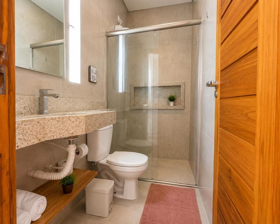 Shower, Bathroom, towels