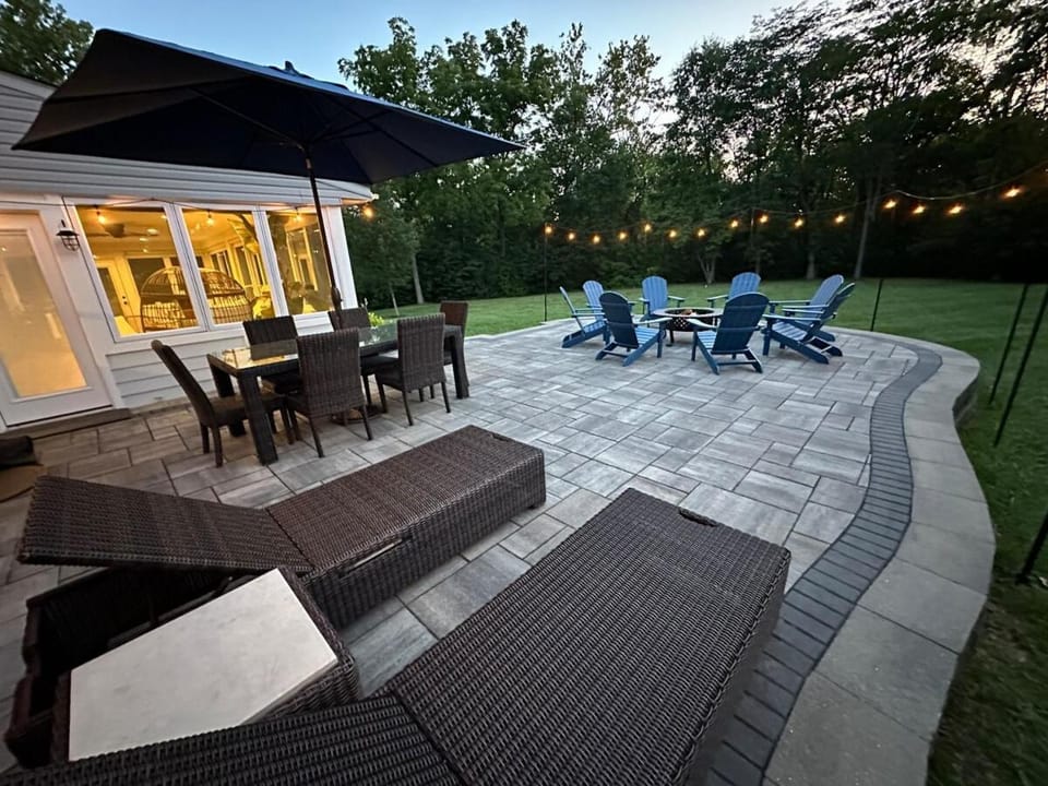 Mason Ohio Home large private yard firepit game room House in Mason