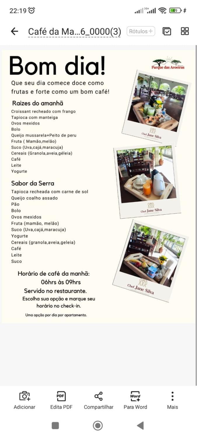 Text overlay, Breakfast