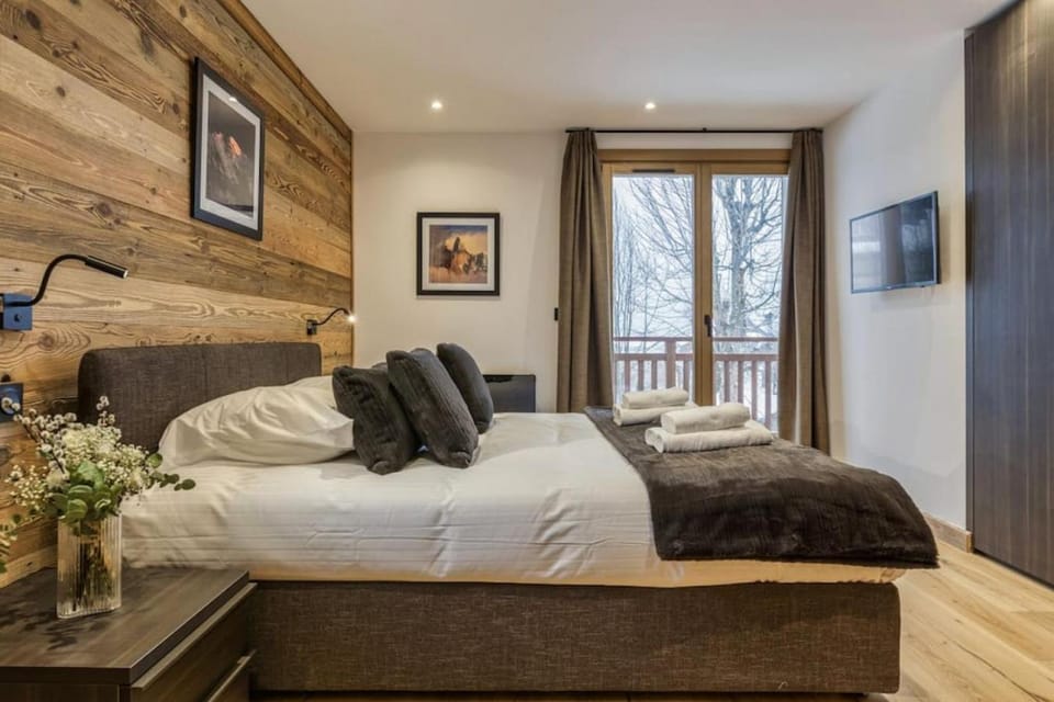 Jacaranda1 Sublime 8pax 100m2 Vue MtBlanc Central Parking Apartment in Chamonix