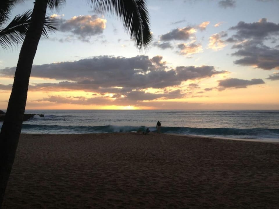 Natural landscape, Beach, Sea view, Sunset
