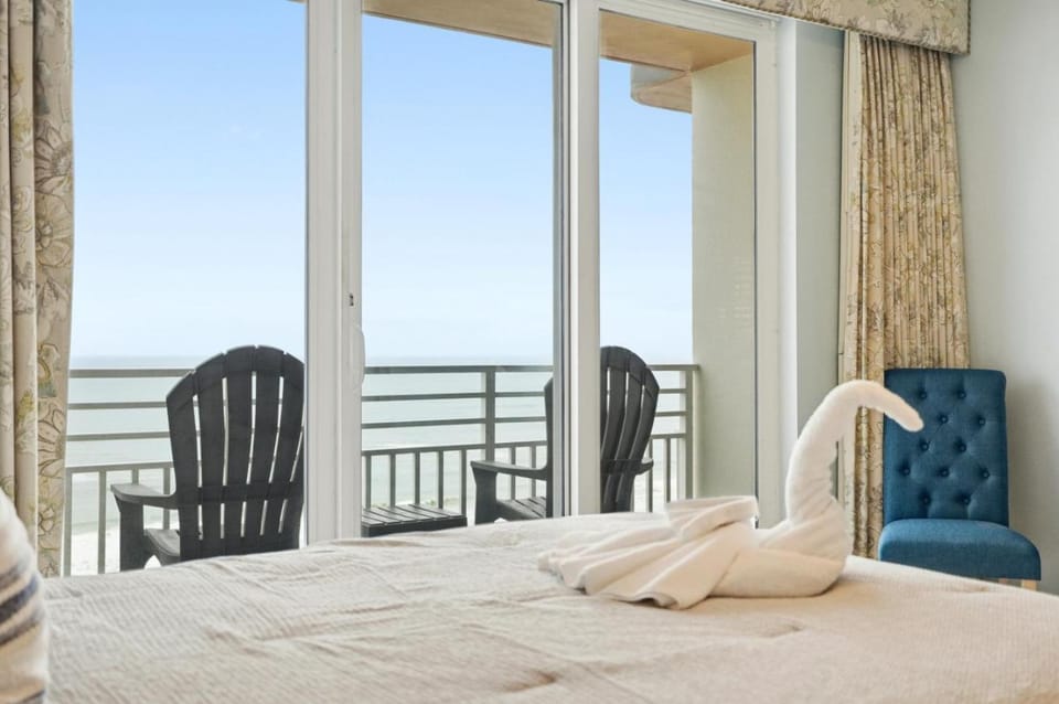 Breathtaking 2-BR Oceanfront Haven with 3 Private Balconies at The Wyndham Oceanwalk House in Florida