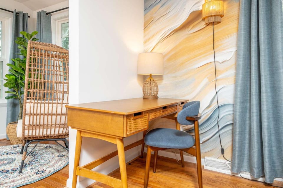 The Blue Haven Bungalow House in Carrboro
