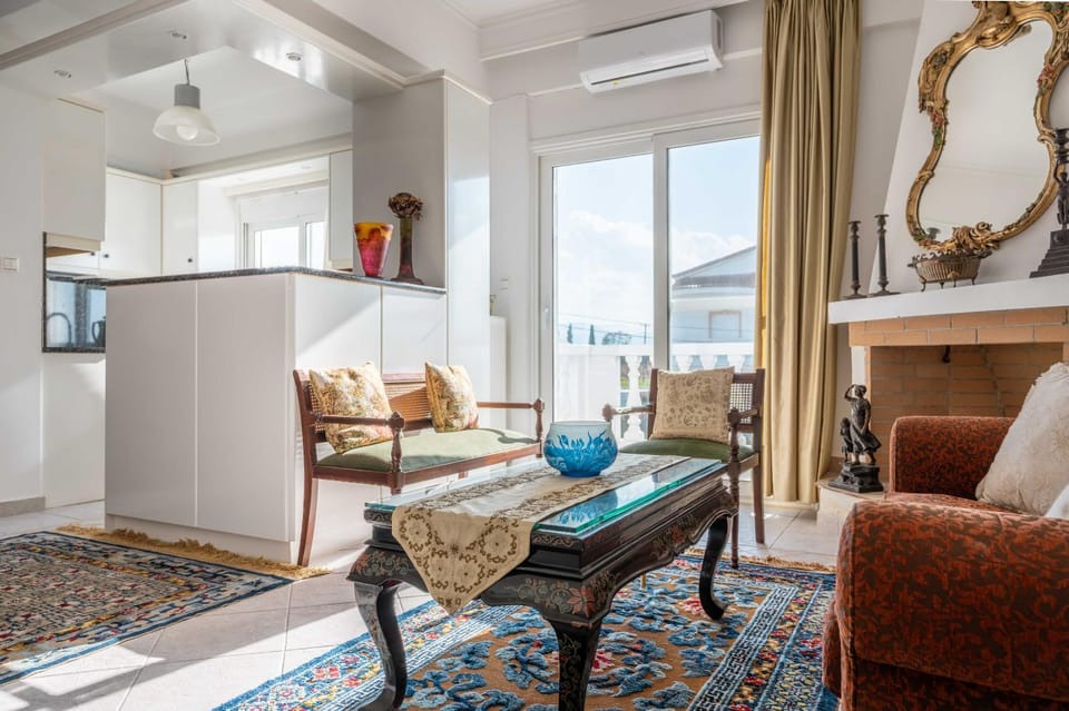 Living room, air conditioner