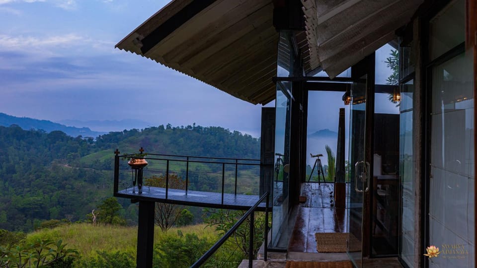 Property building, Patio, Spring, Day, Natural landscape, View (from property/room), Balcony/Terrace, Mountain view