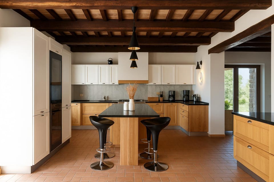 Coffee/tea facilities, Kitchen or kitchenette, Lounge or bar, Food and drinks, Breakfast, dishwasher, heating, heating, oven, toaster, kitchen