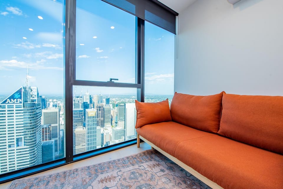 Living room, City view