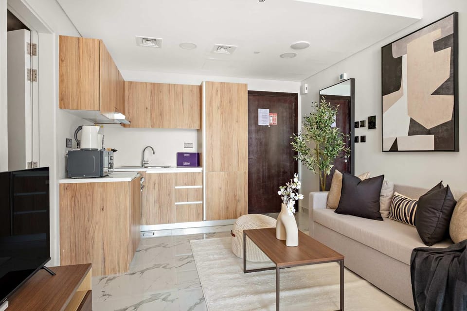 Kitchen or kitchenette, Living room, Photo of the whole room