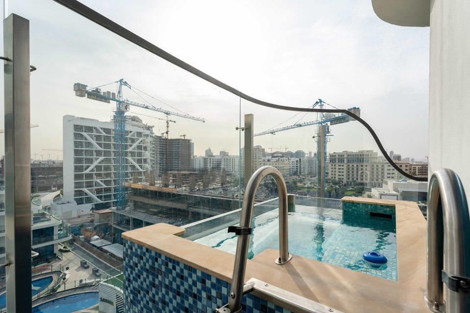 Luxury 1BR with Private Pool & Balcony Apartment in Dubai