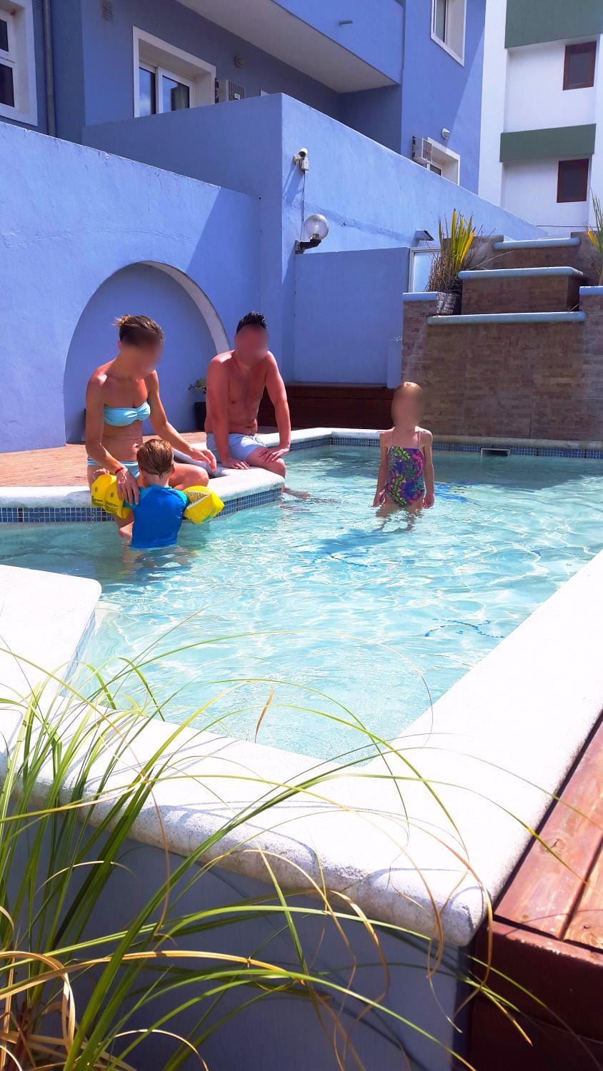 People, Swimming pool, children, Family