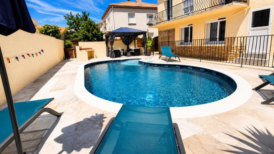 Property building, View (from property/room), Pool view, sunbed
