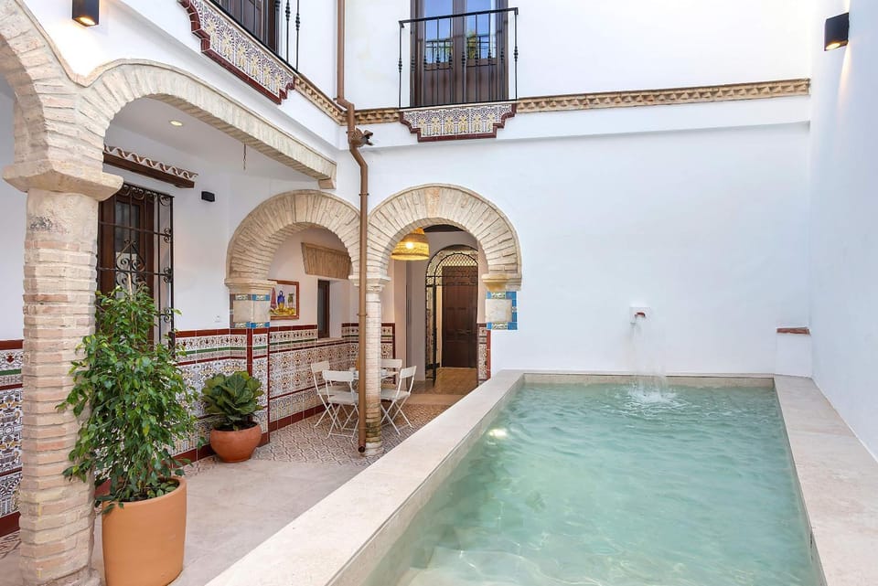 Patio, Day, Pool view, Swimming pool