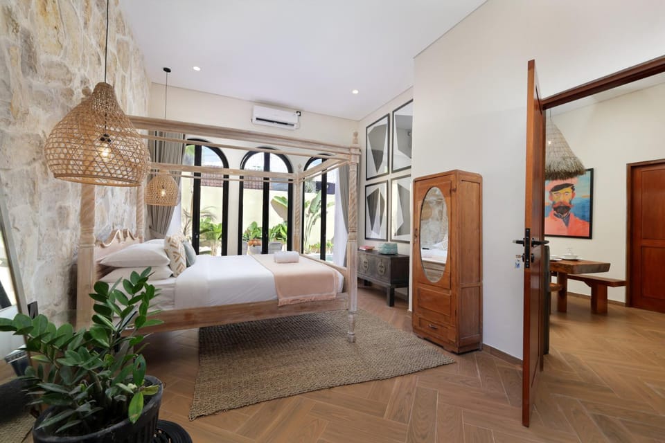 Bedroom, air conditioner