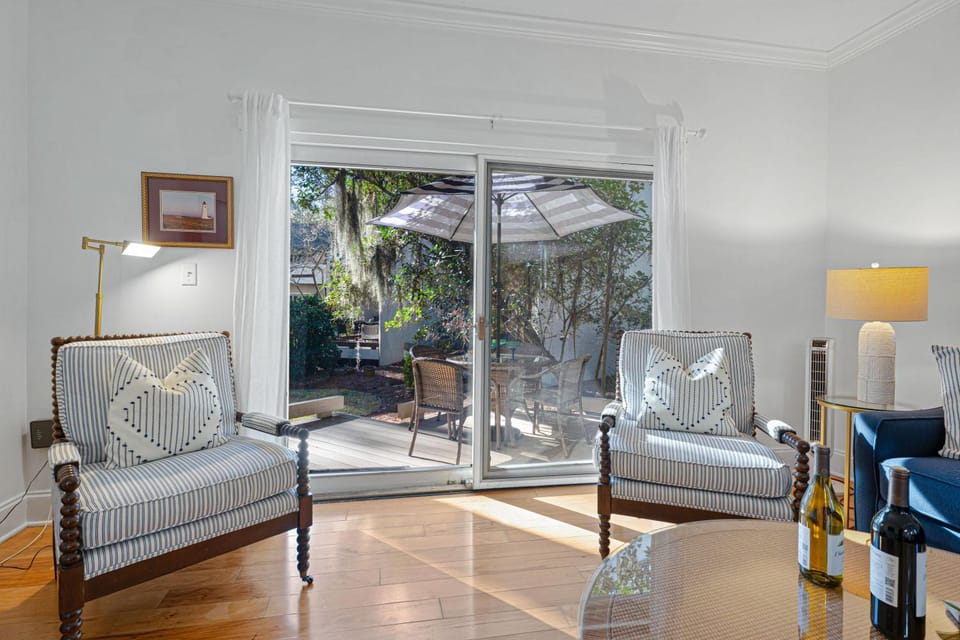 Patio, Living room, Seating area