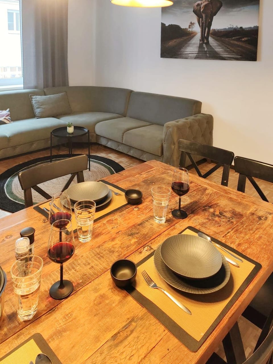 Living room, Dining area