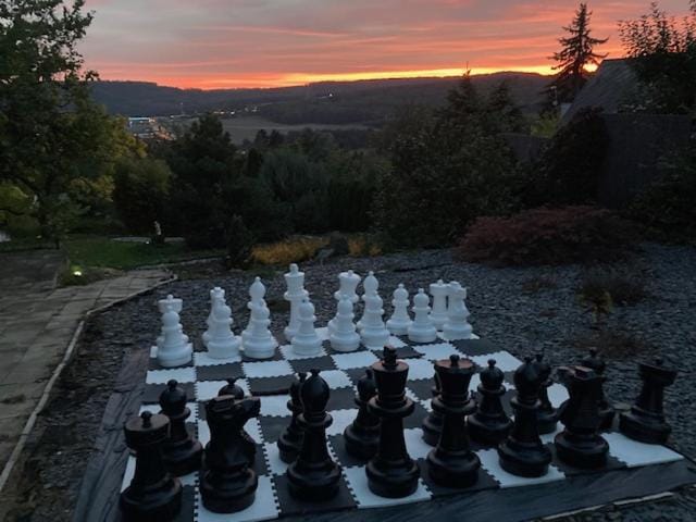 Mountain view, Sunset