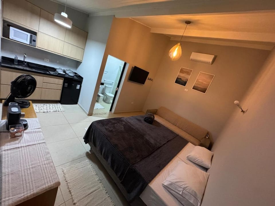 Loft com ar condicionado e cozinha na praia de Toque Toque Grande House in São Sebastião
