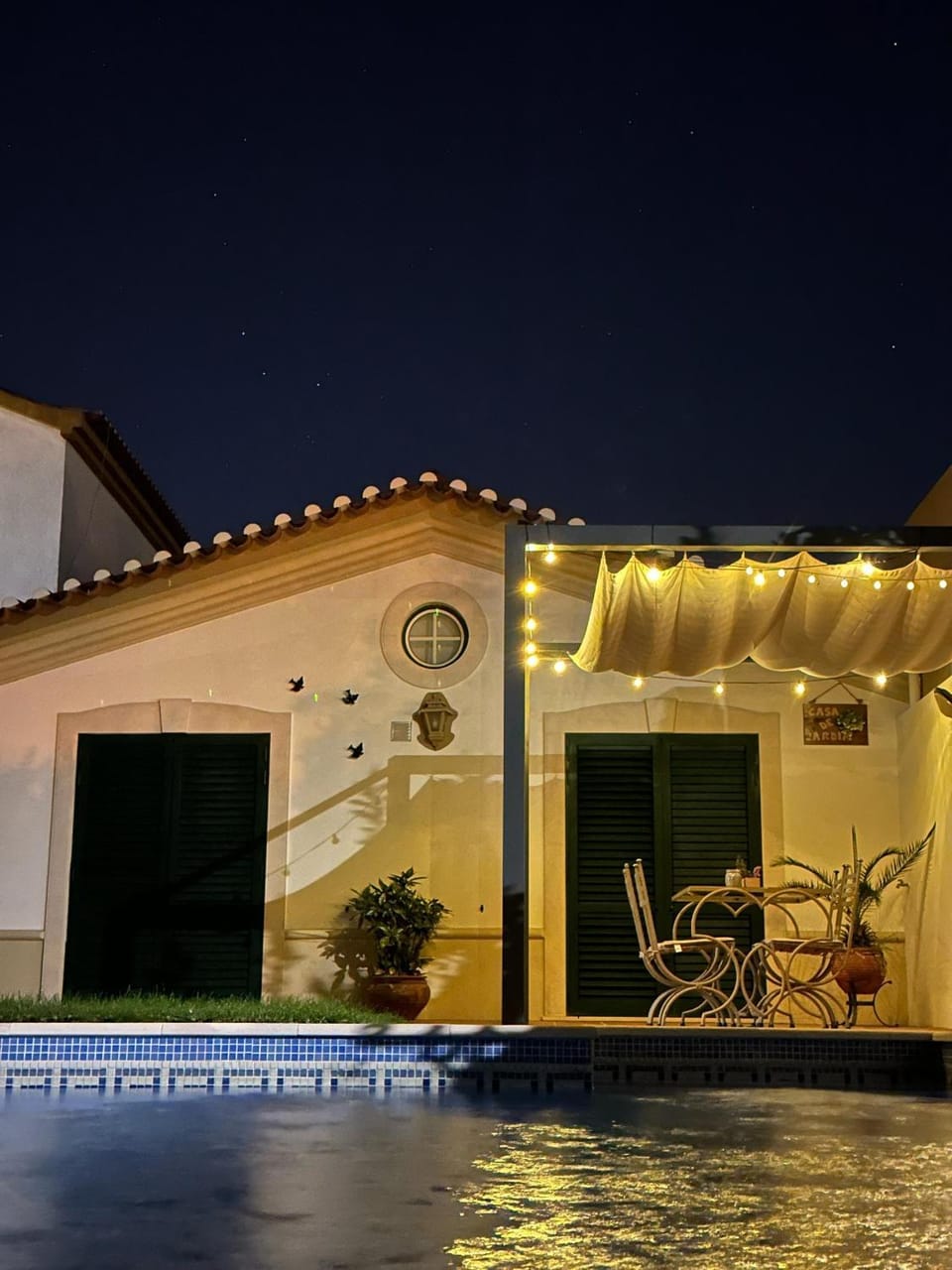Property building, Living room, Swimming pool