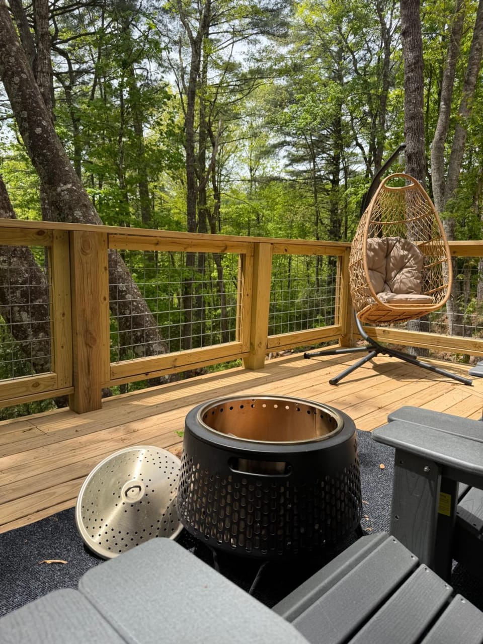 Patio, Day, Natural landscape, Balcony/Terrace, fireplace, sunbed