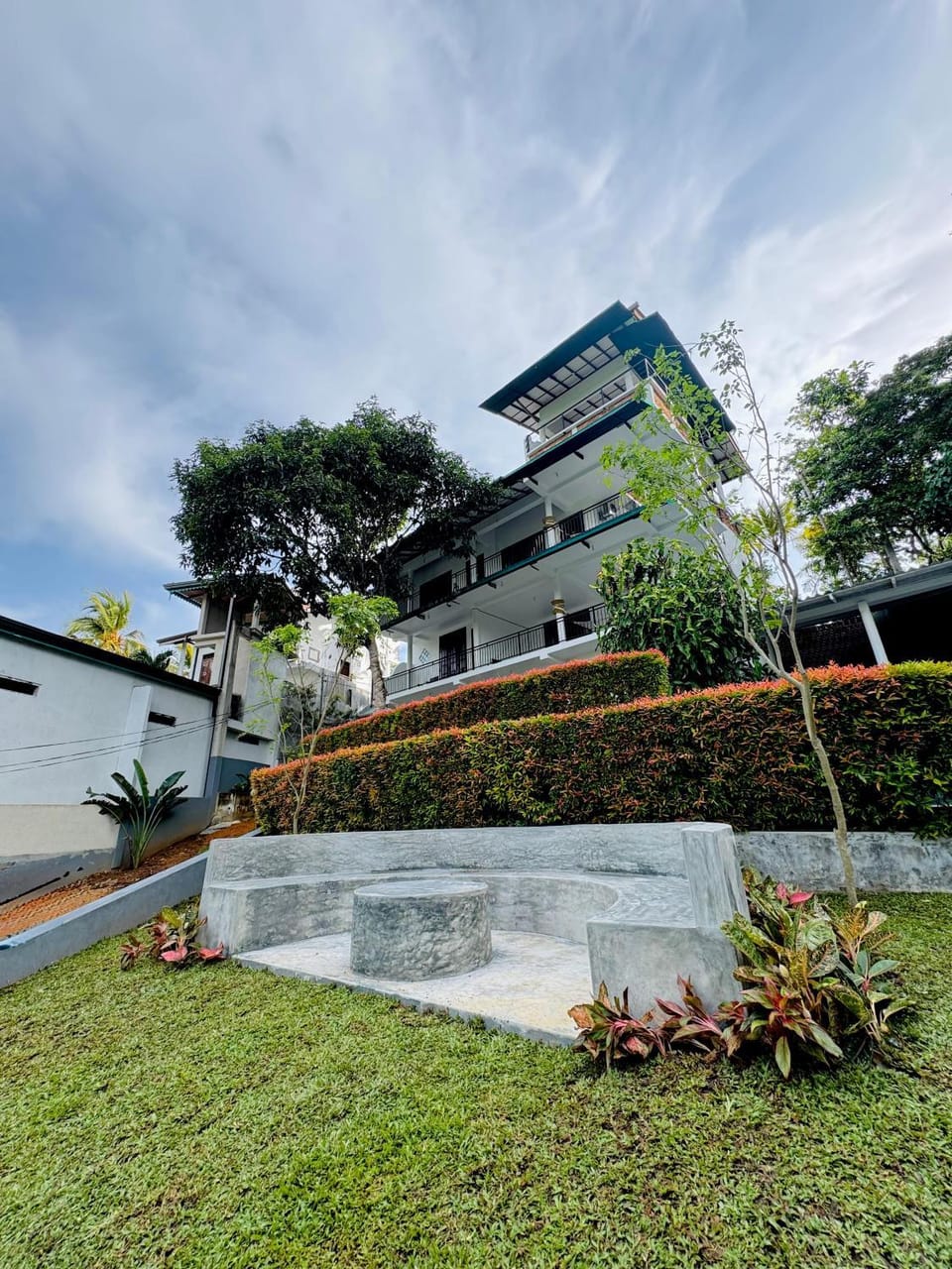 Property building, Garden view