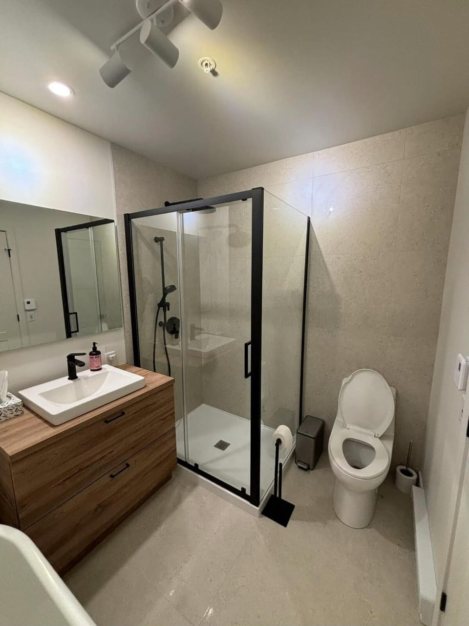 Shower, Toilet, Bathroom, towels