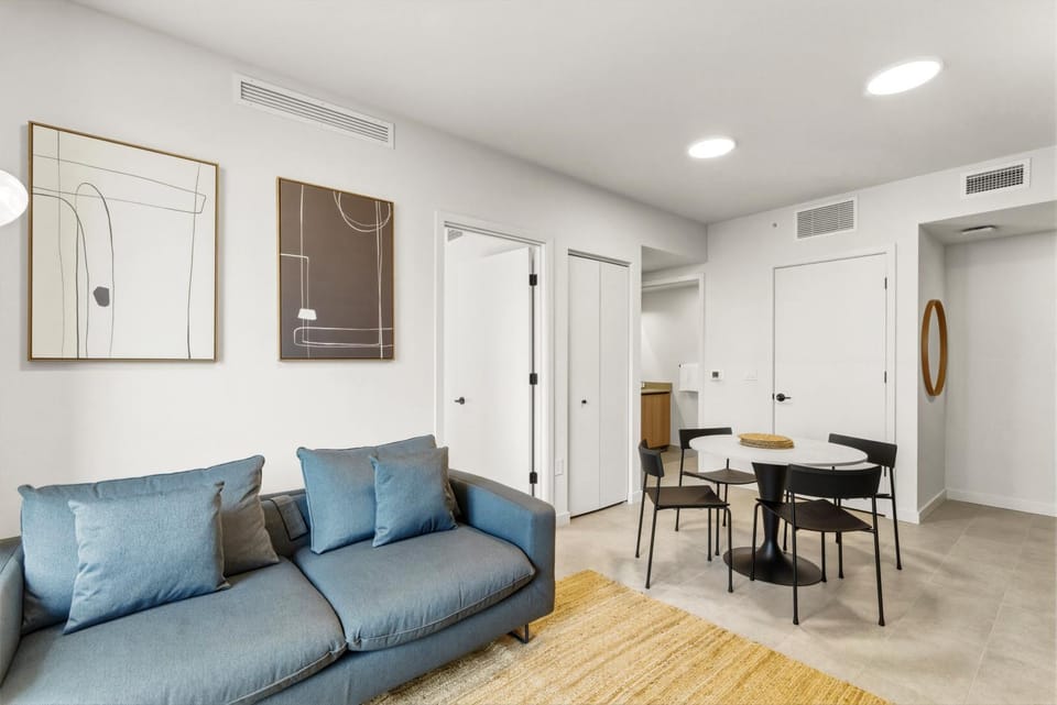 Living room, Seating area, Dining area