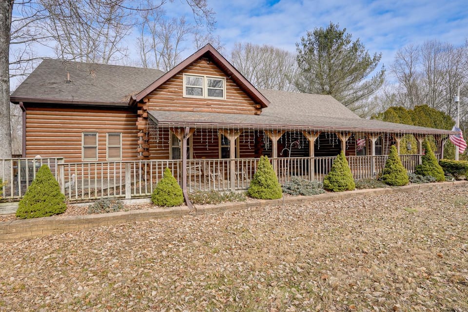 Hike, Fish & Boat Nearby! Bloomington Family Cabin Cabin in Indiana