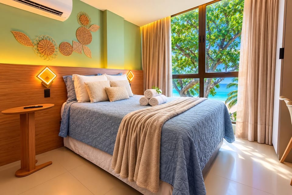 Bed, Photo of the whole room, Bedroom, air conditioner