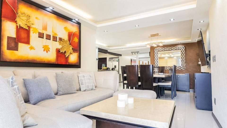 Living room, air conditioner