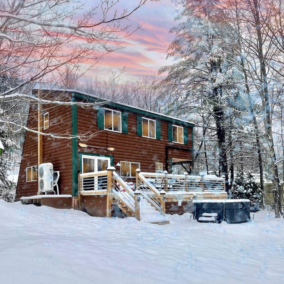 Natural landscape, Winter, Hot Tub, View (from property/room), Mountain view