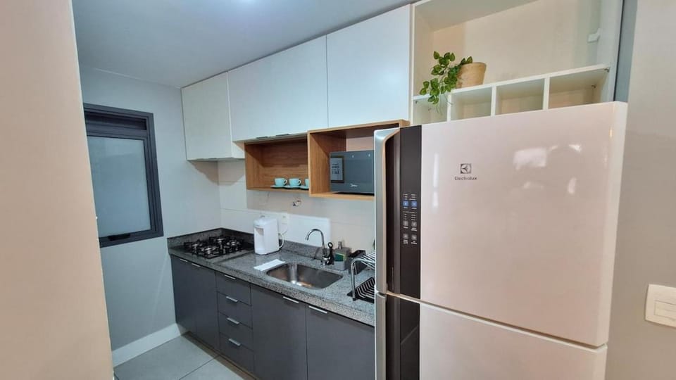 Aconchegante apê com varanda, piscina e academia Apartment in Santa Teresa