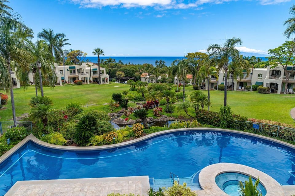 Palms at Wailea 101 - 2BR Garden View Condo w/ A/C in Bedrooms & Spacious Lanais House in Wailea