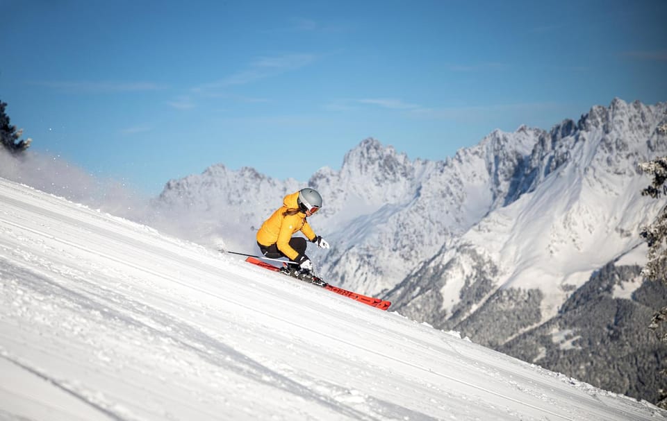 Day, Winter, Skiing