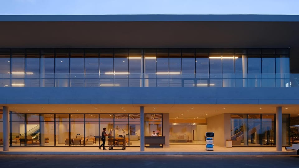 Property building, Night, People, group of guests