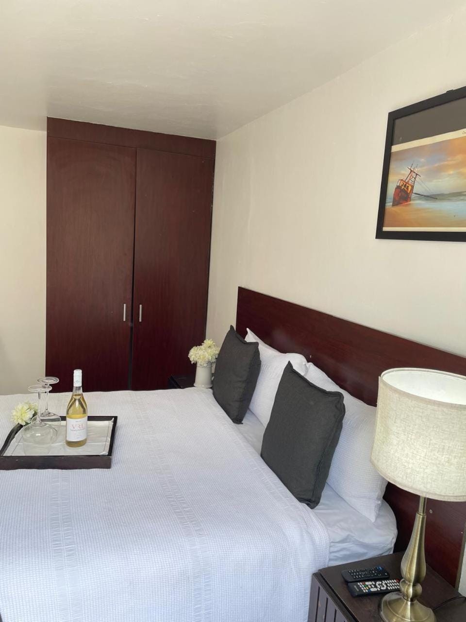 Bed, Bedroom, wardrobe